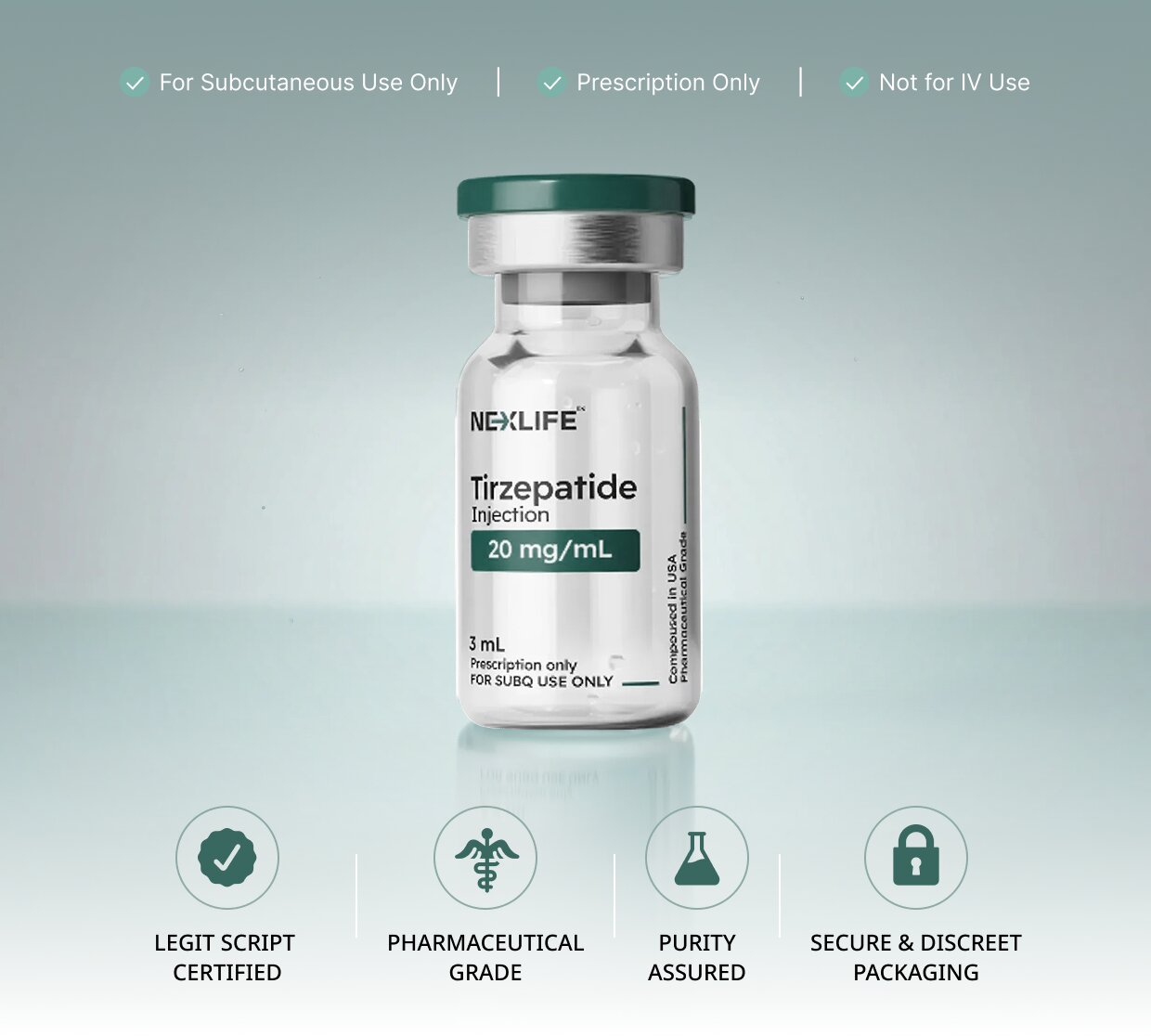 Most Affordable Compounded Tirzepatide Online | From $186/Mo